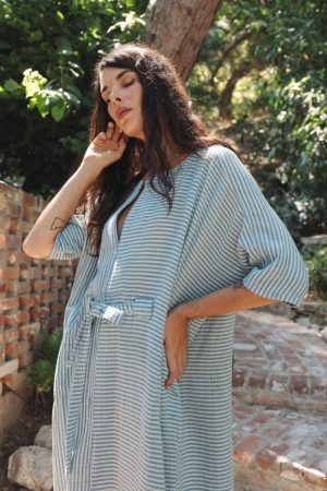 Alternative view of Rüya Tunic - Ocean Blue